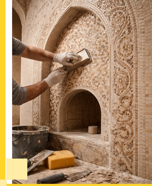 Мозаика для хамама в Кохме под ключ от 5194 р. | ЭриданКхм