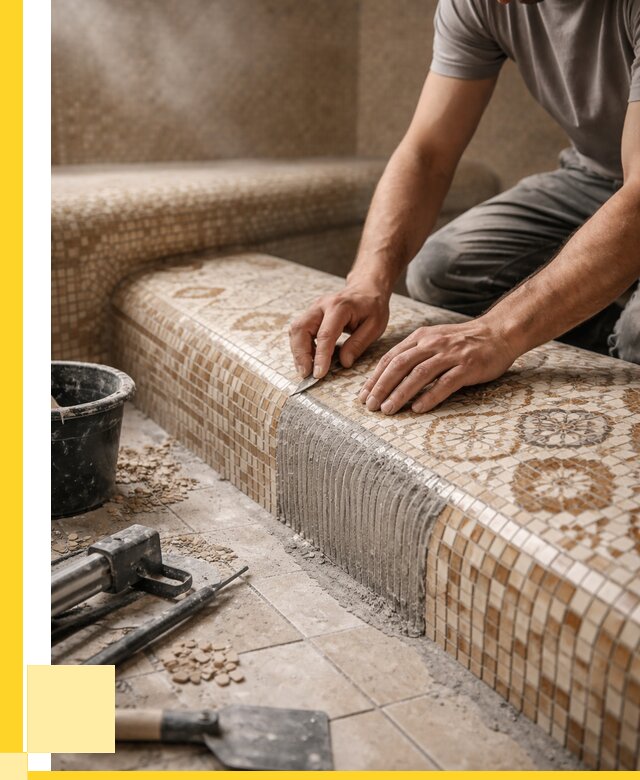 Плитка для хамама под ключ в Кохме от 3636 р. | ЭриданКхм