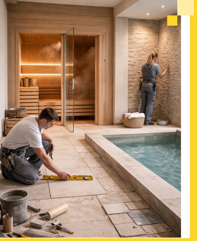 Комплексный дизайн и отделка интерьеров SPA под ключ в Кохме